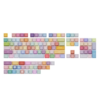 133 Клавиши PBT Keycaps XDA Profile DYE-SUB Keycap Для Механической клавиатуры Cherry MX Switch Цвета Gummy Bears Keycap