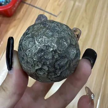1ШТ Натуральный Хрустальный Метеоритный шар Лунная коллекция, образец Украшения дома, подарок