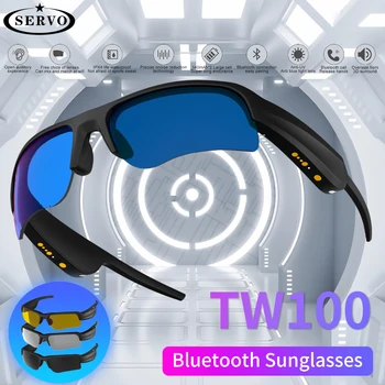 2023 НОВЫЕ умные очки, Беспроводные солнцезащитные очки Bluetooth5.3, Bluetooth-наушники, Аудиогарнитура, Очки для вождения с музыкальным вызовом, Антисиневые