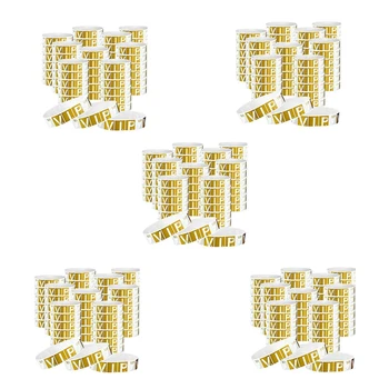 2500 Шт VIP-Браслетов Легкие Браслеты для мероприятий Персонализированные браслеты для вечеринок Цветная Водонепроницаемая повязка