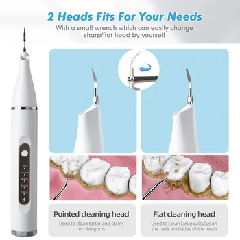 5 режимов Ультразвуковой электрический очиститель зубов, Зубной скалер, средство для удаления зубного камня, отбеливание зубов, инструмент для чистки зубного камня, налета, пятен