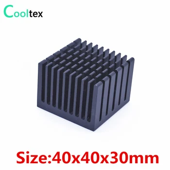 5 шт./лот 40x40x30 мм Алюминиевый радиатор радиатора для электронного чипа RAM IC cooler cooling