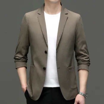 6555-2023 Мужской костюм весенний новый деловой профессиональный мужской пиджак повседневная корейская версия костюма