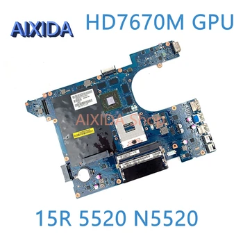 AIXIDA QCL00 LA-8241P CN-06D5DG 06D5DG Материнская плата для ноутбука Dell Inspiron 15R 5520 N5520 HD7670M GPU Основная плата полный тест