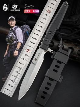 HX OUTDOORS Dark Soul 7CR17 Full Tang Кемпинг Охота Армейский Туристический Нож Для Выживания Походные Уличные Инструменты 58HRC Тактические Ножи