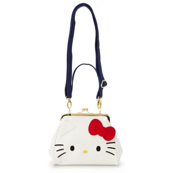 Sanrio Hello Kitty Kuromi My Melody Прямая Продажа с фабрики, сумка-мессенджер с мультяшным котом, сумка для хранения из искусственной кожи, металлическая сумка для хранения