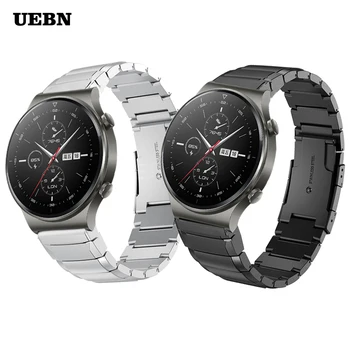 UEBN Металлический ремешок из нержавеющей стали для HUAWEI Watch GT 2 Pro Ремешок для часов GT 2e 42 мм 46 мм браслет Аксессуары для браслетов ремешки для часов