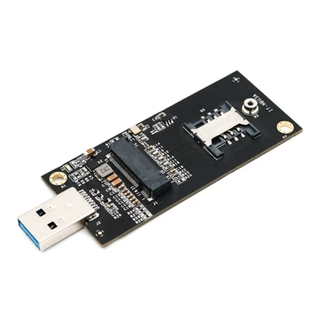 USB-адаптер M2 NGFF (M.2) Ключ B К адаптеру USB 3.0 с разъемом SIM 6Pin для модуля WWAN/LTE