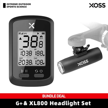 XOSS G Plus GPS Велокомпьютер Беспроводной Велосипедный Спидометр Дорожный Велосипед MTB Водонепроницаемый Bluetooth ANT + Частота вращения педалей Велокомпьютер