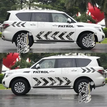 Автомобильные наклейки для Nissan Patrol y62 2012-2021 Уникальный дизайн экстерьера Спортивная наклейка для бездорожья