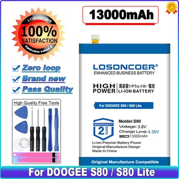 Аккумулятор большой емкости LOSONCOER BAT18M710080 13000mAh для DOOGEE S80/S80 Lite в наличии