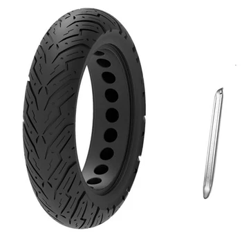 Аксессуары Амортизирующая резиновая шина, прочная шина для скутера, антивзрывная шина, сплошная шина для электрического скутера Ninebot Max G30, черный