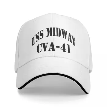 Бейсбольная кепка С инструментальной лентой Для Мужчин и Женщин Snapback USS MIDWAY (CVA-41) SHIP'S STORE Пляжная каска Дропшиппинг Шляпы