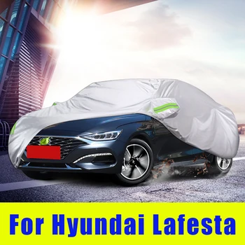 Водонепроницаемые чехлы для автомобиля Открытый солнцезащитный козырек Пылезащитный Снег для Hyundai Lafesta 2018-2021 Седан Аксессуары