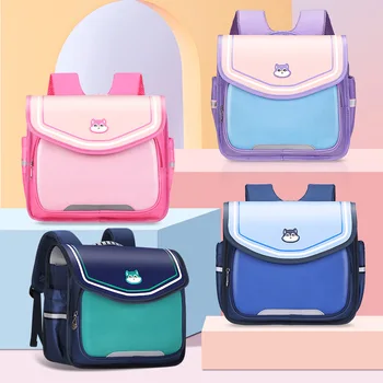 Детские простые горизонтальные рюкзаки в британском стиле большой вместимости, новые школьные сумки в стиле пэчворк для девочек и мальчиков, водонепроницаемые Mochila