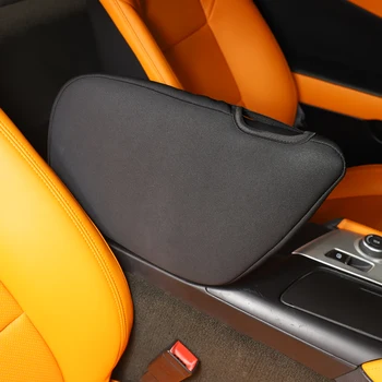 Для Chevrolet Corvette C7 2014-2019 автомобильный стайлинг Черный центральный подлокотник автомобиля, защитная крышка, автомобильные аксессуары
