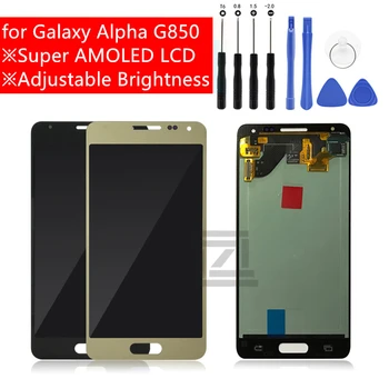 Для Samsung Galaxy Note 4 Mini Alpha ЖК-дисплей Сенсорный экран Дигитайзер для ЖК-дисплея Galaxy Alpha G850F G850T G850M