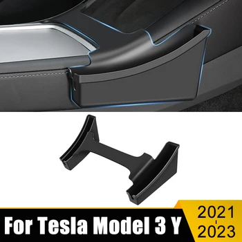 Для Tesla Model 3 Mode Y 2022 Коробка-органайзер для салона автомобиля Tesla Model Y 2023 Автомобильные Аксессуары Боковое хранилище центрального управления автомобиля