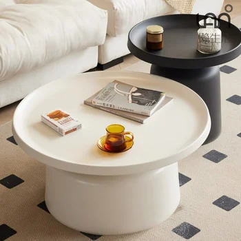 Журнальные столики в скандинавском стиле для гостиной, Небольшой бытовой диван, приставной столик, Железный чайный столик, Легкие Роскошные столы, Мебель круглой формы