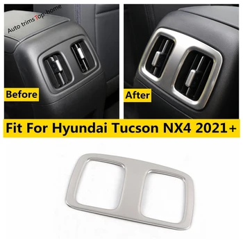 Задний Подлокотник, Вентиляционные Отверстия Для Кондиционера, Накладка на Панель, Подходит Для Hyundai Tucson NX4 2021-2023, Аксессуары Для интерьера