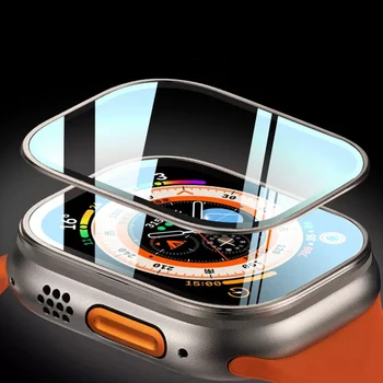 Закаленное стекло для Apple Watch Ultra 49 мм HD-защитная пленка с защитой от царапин, серия 49 мм smart iwatch band, аксессуары