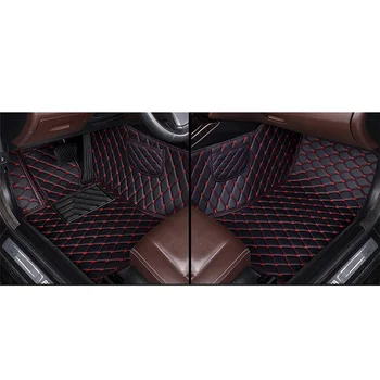 Изготовленные на заказ Кожаные Автомобильные коврики переднего ряда для Infiniti Всех Моделей FX EX JX G M QX50 QX56 QX80 QX70 Q70L QX50 QX60 Q50 Автоаксессуары
