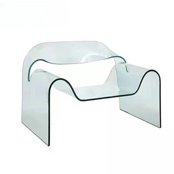 Изготовленный на заказ скандинавский современный дизайнерский светильник роскошный креативный стул-призрак вилла модельный дом минималистский прозрачный акриловый диван-кресло