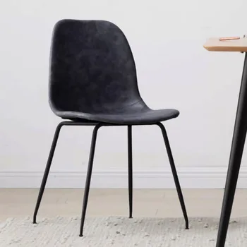 Кожаное обеденное кресло в стиле ретро лофт, промышленный ветер, приемная кофейня, чтобы обсудить стул для встречи в семье