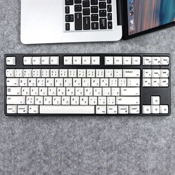 Колпачки для клавиш Q1JF 133-Клавишные Колпачки для клавиш сублимацией красителя PBT в стиле MAC с Профилем MDA для Переключателей MX Механическая клавиатура Японский Английский