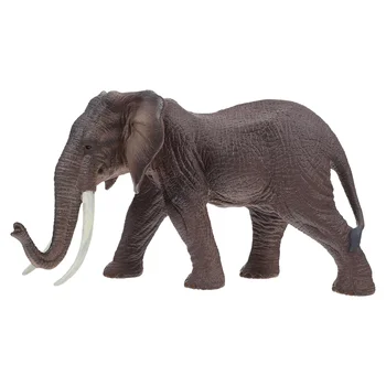 Мини-игрушки Модель Слона, игрушка, Имитирующая Фигурку Дикой Природы, Детская Креативная фигурка Tpr Ребенка