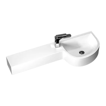 Мини-умывальник для ванной комнаты небольшого размера из искусственного камня, малогабаритный настенный бытовой туалет, партнерская раковина