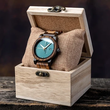Мужские часы Wood Man Наручные часы Для мужчин Кварцевые наручные часы Мужские Часы BOBO BIRD Watch 2023 Прямая поставка