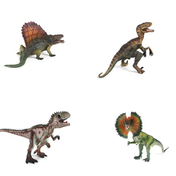 Новая креативная симуляция Юрского Периода Статический Динозавр Dimetrodon Velociraptor Игрушка-Динозавр Имитация Игрушки-животного Модель Декоративная