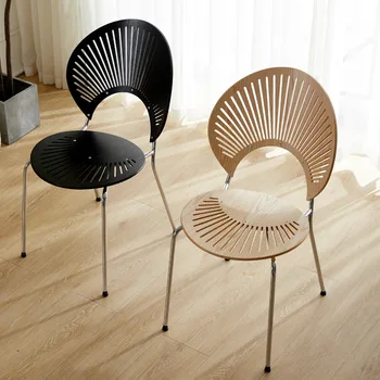 Обеденные стулья в скандинавском стиле, массив дерева, домашние кофейные стулья, обеденные столы и стулья в стиле ретро, простые переговоры, стулья для отдыха