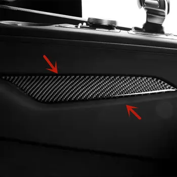 Пара боковых декоративных наклеек на панель автоматической консоли, Стайлинг автомобиля для Audi A4 A5 2017-2020, Аксессуары для украшения интерьера автомобиля
