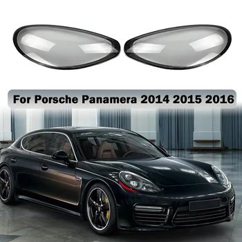 Прозрачная крышка фары, Абажур, крышка фары, Корпус лампы, Линзы Фар для Porsche Panamera 2014 2015 2016