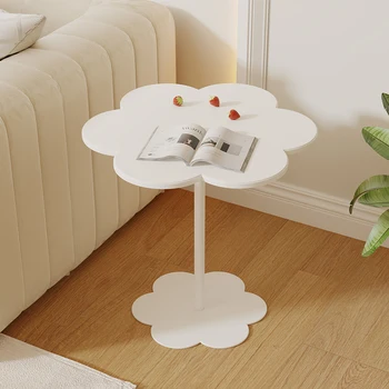 Простой Современный стол с краем дивана в форме облака, Маленькие журнальные столики в гостиной, бытовой мини-стол, водонепроницаемый и легко моющийся
