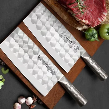 Профессиональные Многофункциональные Кухонные Ножи Нож Шеф-повара Острый Китайский Нож Кованый Мясницкий Нож Разделочный Нож Инструменты Для Приготовления Пищи