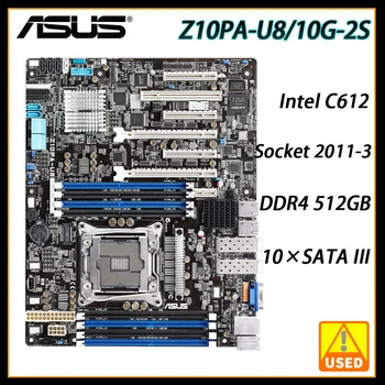 Серверная материнская плата ASUS Z10PA-U8/10G-2S использует чипсет Intel C612 Xeon E5-2600 V3cpu Socket 2011-3 DDR4 512GB 10 × SATA III 1xM.2