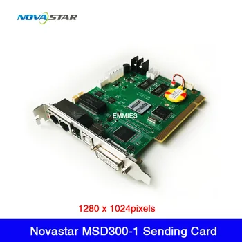 Синхронная полноцветная карта отправки NovaStar MSD300 со светодиодным дисплеем, контроллер синхронизации, поддержка макс. 1280*1024 пикселей, двойной экспорт rj45