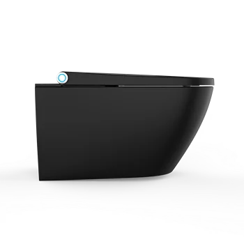 Современная Матовая Черная Керамическая Сантехника Душ Туалет Цельное Интеллектуальное Сиденье Для Унитаза