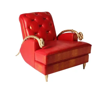 Современная роскошная мебель для гостиной Copper Snake Lounge Lounge Chair