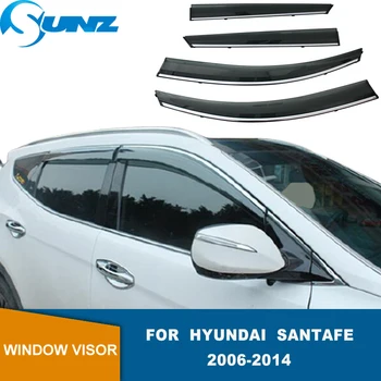 Солнцезащитный козырек от ветра и дождя для Hyundai Santafe 2006 2007 2008 2009 2010 2011 2012 2013 2014, защитные козырьки для боковых окон автомобиля