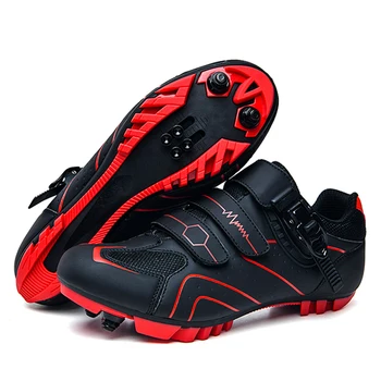 Спортивная обувь для велоспорта Mtb, самоблокирующаяся нескользящая спортивная обувь для горных велосипедов, велосипедная обувь, мужская спортивная обувь, профессиональная велосипедная обувь