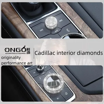Форма Ongo Подходит для Cadillac CT5 Внутренняя хрустальная дрель CT6, декоративные наклейки на ручки, модификация XT5, бриллиант XT6